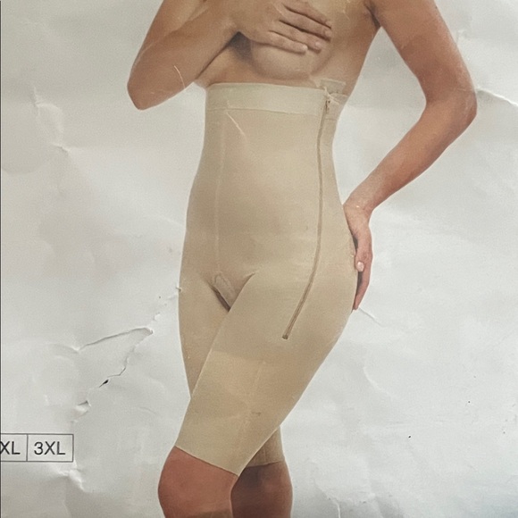 Beige Compression Shapewear - Picture 2 of 2
